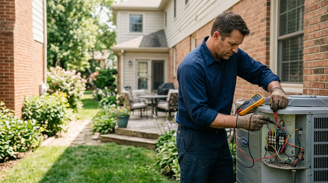 HVAC technician working near Erieville, NY